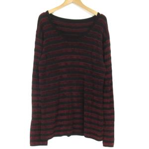 赤黒 ボーダー ニットの商品一覧 通販 Yahoo ショッピング
