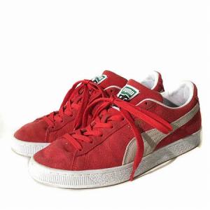 プーマ PUMA SUEDE CLASSIC XXI スウェード クラシック XXI スニーカー スエード シューレース 374915-02 赤 レッド US9 27cm 靴 シューズ｜vectorpremium