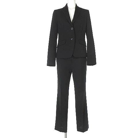 ジェイプレス スーツ セットアップ ジャケット パンツ ウール ストレッチ 黒 ブラック 7 レディ...