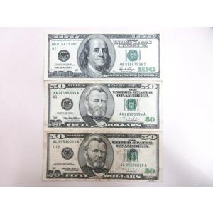 アメリカ 旧紙幣 合計200ドル 100ドル 50ドル×2 1996-2006 外国紙幣 古紙幣 旧...