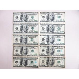 アメリカ 旧紙幣 合計1000ドル 100ドル×10 1996-2006 米ドル 外国紙幣 古紙幣 ...