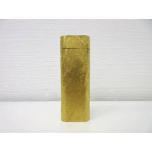 カルティエ Cartier ガスライター ローラー ゴールドカラー 着火未確認 オーバル型 喫煙具 ...
