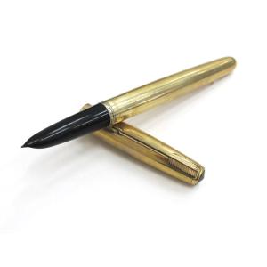 パーカー PARKER 14K GOLD FILLED 万年筆 ゴールド MADE IN USA 筆...
