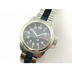 ハミルトン HAMILTON カーキ Khaki 機械式 腕時計 黒文字盤 6311 動作品 SS ...