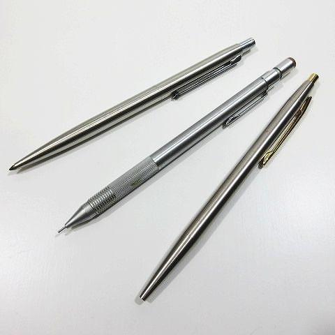 中古 モンブラン MONT BLANC ボールペン2本 シャーペン1本 セット シルバー △A10 ...