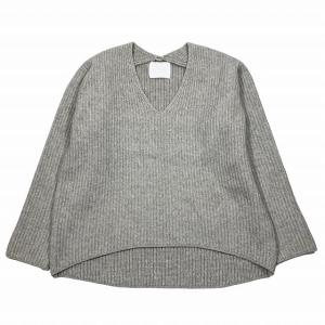 新品未使用✨AP STUDIO SCENTOFグレー Vネック ニット 長袖 新品未使用✨AP STUDIO SCENTOFグレー Vネック ニット 長袖 エーピー