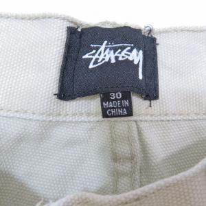 ステューシー STUSSY ホワイト デニムパ...の詳細画像3