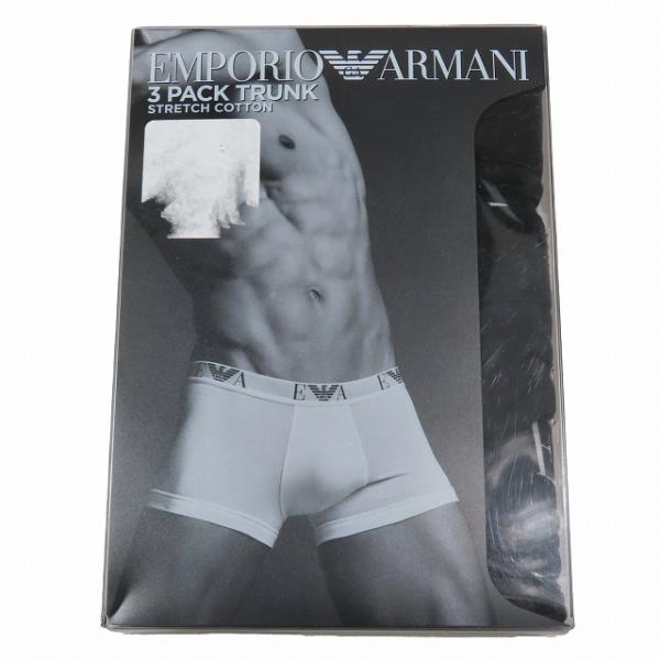 エンポリオアルマーニ EMPORIO ARMANI 3PACK TRUNKS STRETCH COT...