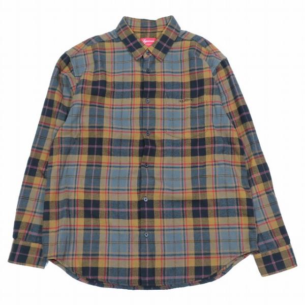 22AW シュプリーム SUPREME Plaid Flannel Shirt タータンチェック フ...