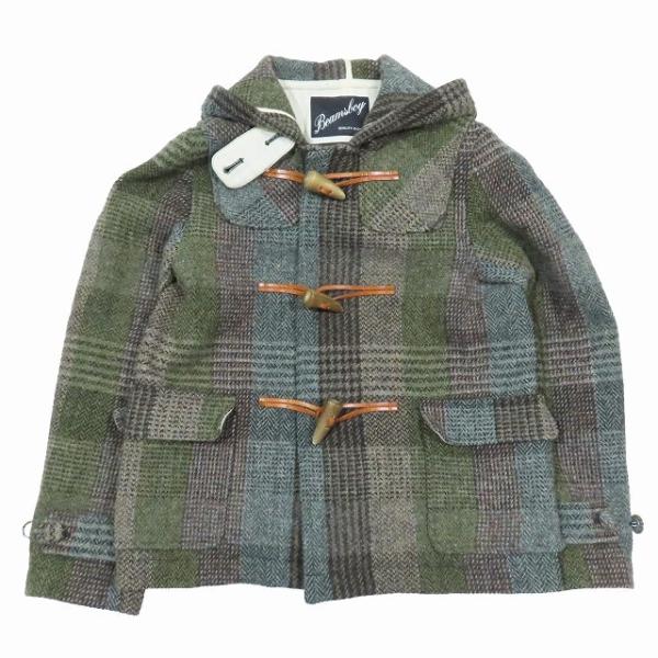 ビームスボーイ BEAMS BOY × ハリスツイード Harris Tweed チェック柄 ダッフ...