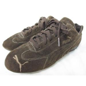 プーマ PUMA スピードキャット スニーカー ドライビングシューズ  スエード レザー 301629-01 ブラウン 茶 US8 26cm 0714 メンズ【中古】【ベクトル 古着】