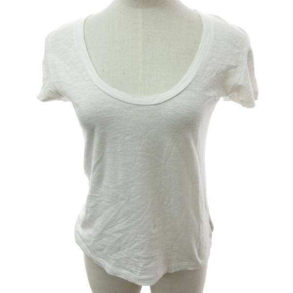 モンクレール MONCLER Tシャツ カットソー 白 ホワイト XSサイズ IBO46