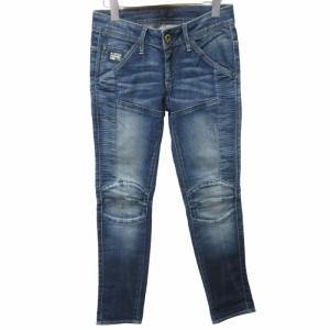 ジースターロウ G-Star RAW GS-3301 デニム ジーンズ スキニーパンツ ストレッチ有 インディゴブルー 青系 25 L30 0323 ■GY31 メンズ｜vectorpremium