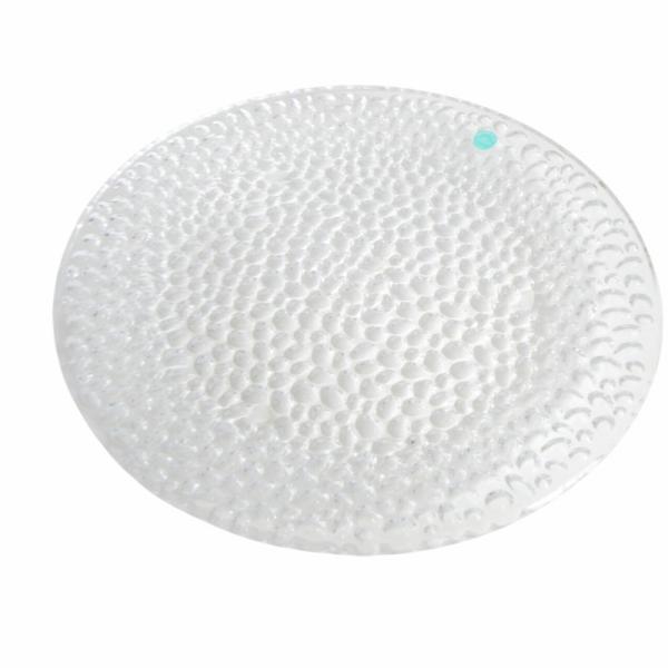 未使用品 ティファニー TIFFANY &amp; CO. コブルストーン プラター クリスタルガラス プレ...