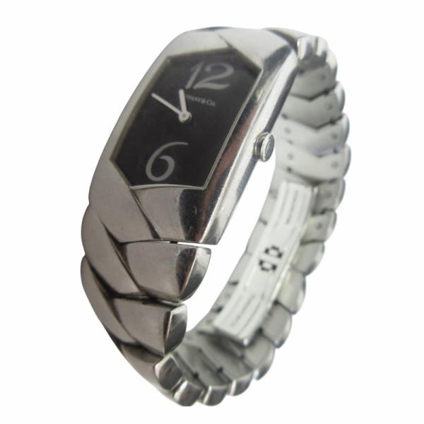 ティファニー TIFFANY &amp; CO. 希少 廃盤 TESERO ティソロ 腕時計 デイト クォー...