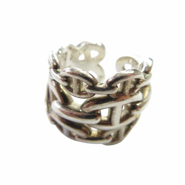 エルメス HERMES シェーヌダンクル アンシェネGM リング シルバー SV925 指輪 #53...