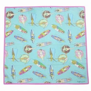 ディエッフェ キンロック Dieffe Kinloch ハンカチーフ バンダナ コットン 総柄 グリ...