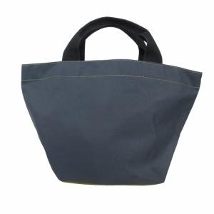 エルベシャプリエ Herve Chapelier 1027N ナイロン 舟形トート ハンドバッグ 緑タグ グレー系 M IBO76 レディース
