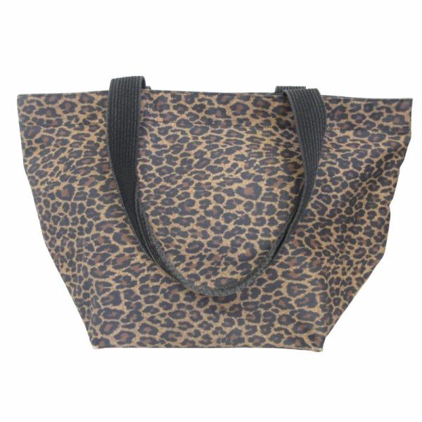 エルベシャプリエ Herve Chapelier 925F レオパード柄 舟形トートバッグ ナイロン...