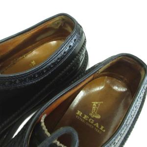リーガル REGAL ガラスレザー ウイングチ...の詳細画像3