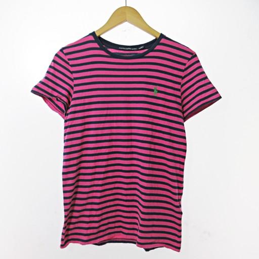 ラルフローレン RALPH LAUREN SPORT Tシャツ カットソー 半袖 ボーダー ロゴ刺繍...