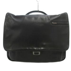 トゥミ TUMI 96192D4 廃盤 オールレザー 本革 エクスパンダブル ブリーフケース 書類カバン フラップ ロゴ 通勤 黒 ブラック