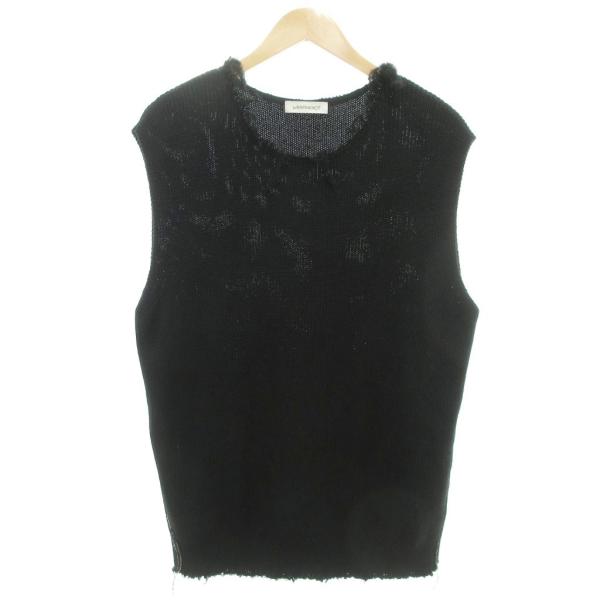 ラッピンノット Wrapinknot STUDIOS ウメダニット 別注 カットオフショートベスト ...