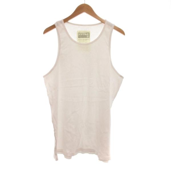 ビームス BEAMS Surf &amp; Sk8 Zine SSZ シンテレビ装 リブ ワイドタンクトップ...