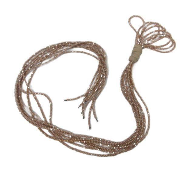 ブルネロクチネリ BRUNELLO CUCINELLI 美品 シャーロットビーズ ネックレスチェーン...