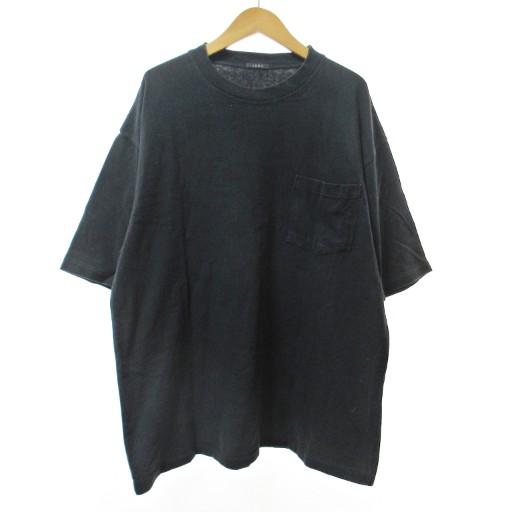 LENO &amp; CO リノ リノアンドコー Tシャツ カットソー 半袖 オーバーサイズ 1 黒 ブラッ...