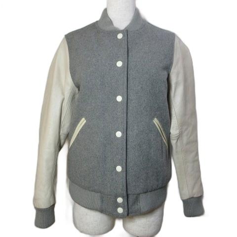 フリークスストア FREAKS STORE スタジャン ブルゾン レザー ウール 中綿 サーモライト...