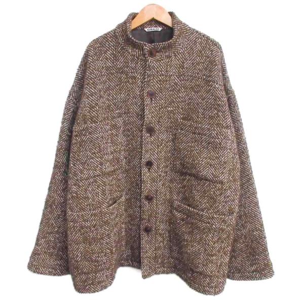 オーラリー AURALEE 22AW WOOL ALPACA SHORT BLOUSON ウールアル...