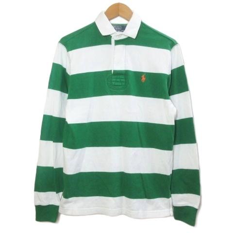 ポロ バイ ラルフローレン Polo by Ralph Lauren ラガーシャツ 長袖 ボーダー ...