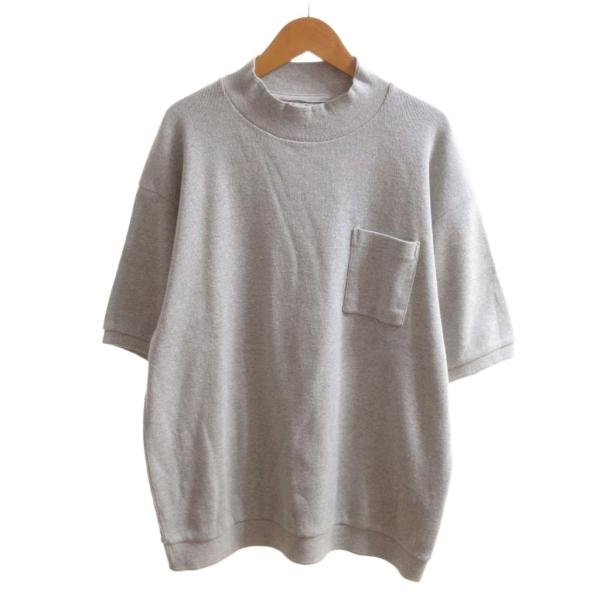 未使用品 オールドジョー OLDJOE タグ付き 25SS MOCK-NECK NEP RIBED ...