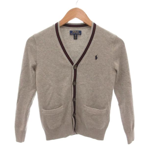 ポロ ラルフローレン POLO RALPH LAUREN カーディガン 子ども服（男の子用） S 灰...