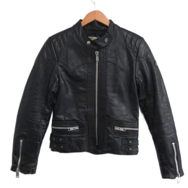 ルイスレザー LEWIS Leathers 70-80s ヴィンテージ シングルライダース カウレザ...