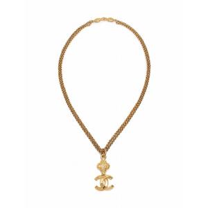 シャネル CHANEL ネックレス ペンダント ロング CC...
