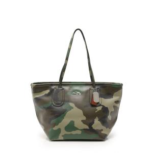 コーチ COACH トートバッグ タクシー ジップ 迷彩柄 ...