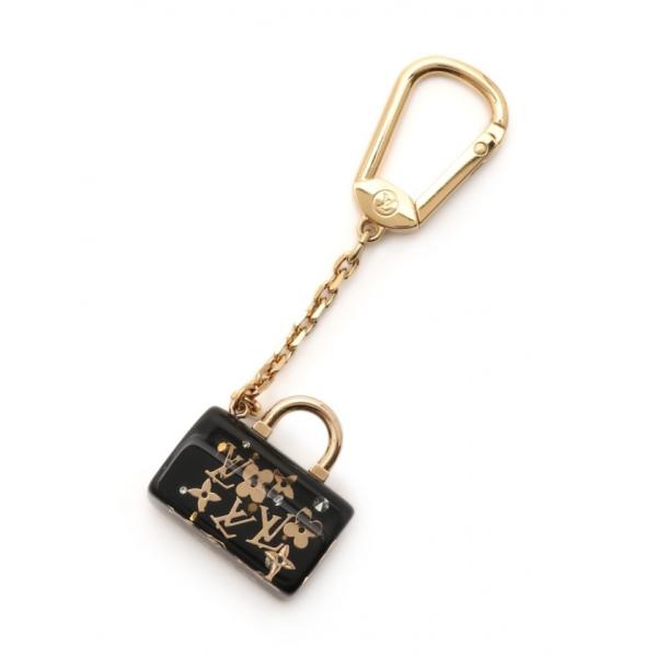 中古 ルイヴィトン LOUIS VUITTON キーホルダー チャーム ポルトクレ スピーディ アン...