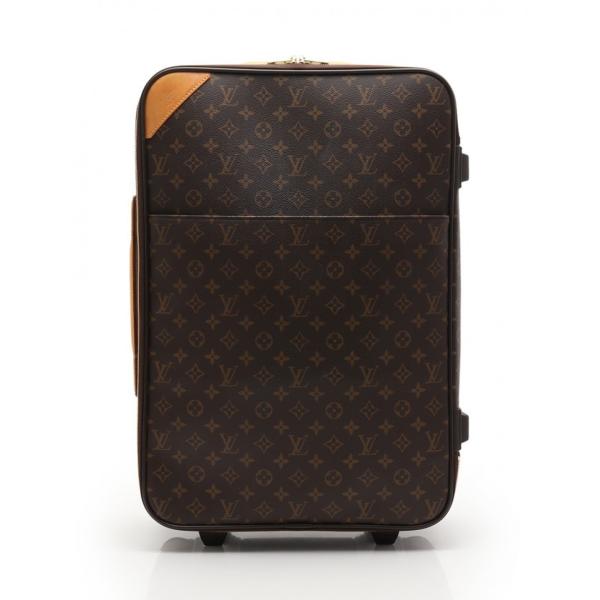 ルイヴィトン LOUIS VUITTON キャリーケース ペガス55 モノグラム 茶 M23294 ...
