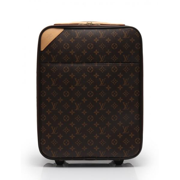 ルイヴィトン LOUIS VUITTON キャリーケース ぺガス45 モノグラム 茶 M23293 ...