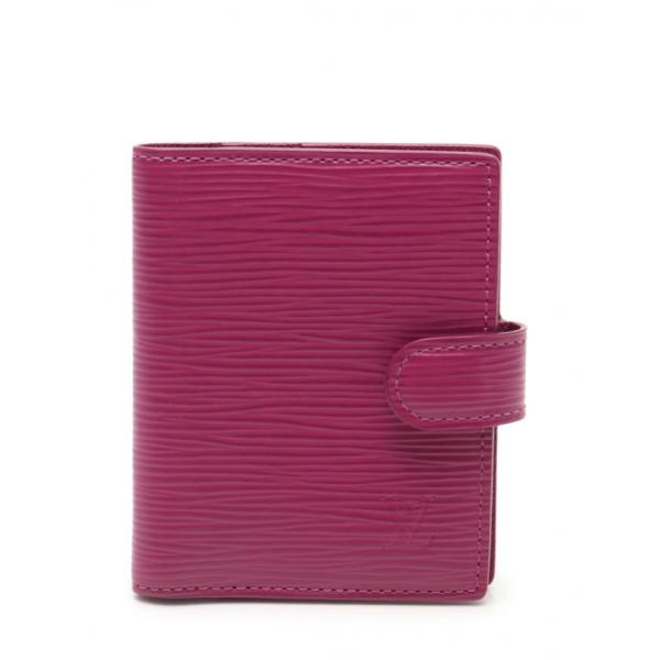 中古 ルイヴィトン LOUIS VUITTON 手帳カバー アジェンダ ミニ エピ グルナード 小物...