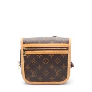 中古 ルイヴィトン LOUIS VUITTON ボディバッグ ウエストポーチ バムバッグ ボスフォール モノグラム 茶 M40108 PVC レザー メンズ レディ｜vectorpremium