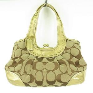 コーチ COACH トートバッグ シグネチャー エルゴ プリ...