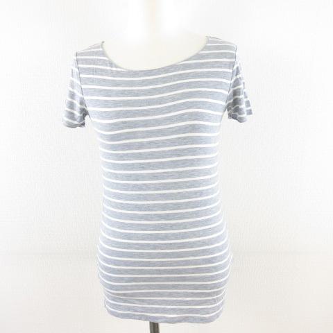 マジェスティックフィラチュール MAJESTIC FILATURES カットソー 半袖 ボーダー ス...