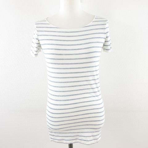 マジェスティックフィラチュール MAJESTIC FILATURES カットソー 半袖 ボーダー ス...