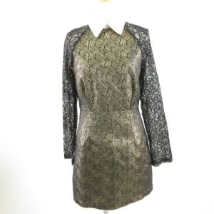アジェ パフスリーブ半袖ショートブラウス レディース SIZE 8 (S