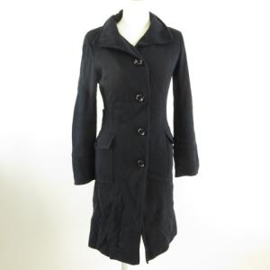 【中古】ディーゼル DIESEL 美品 G-ACIR-B OVERCOAT トレンチ コート XS 黒 フード取外し可 ベルト付き 正規 00SSKG DIESEL（ディーゼル） 美品 G-ACIR-B OVERCOAT トレンチ コート XS 黒