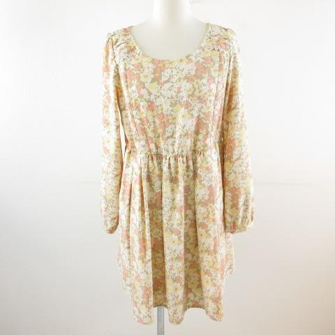 オリーブデオリーブ OLIVE des OLIVE マタニティ ワンピース ミニ 授乳服 花柄 オフ...