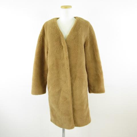 アナザーエディション ANOTHER EDITION アローズ フェイクファーコート 長袖 ミドル丈...